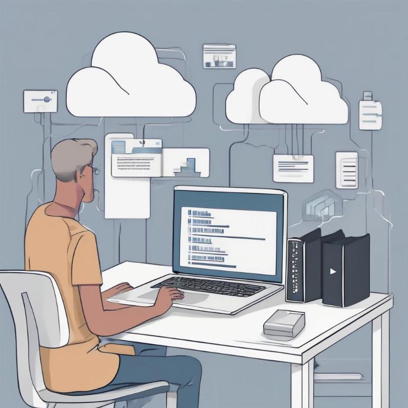 Hình ảnh minh họa quá trình sao lưu dữ liệu quan trọng từ máy tính lên ổ cứng ngoài hoặc dịch vụ đám mây.